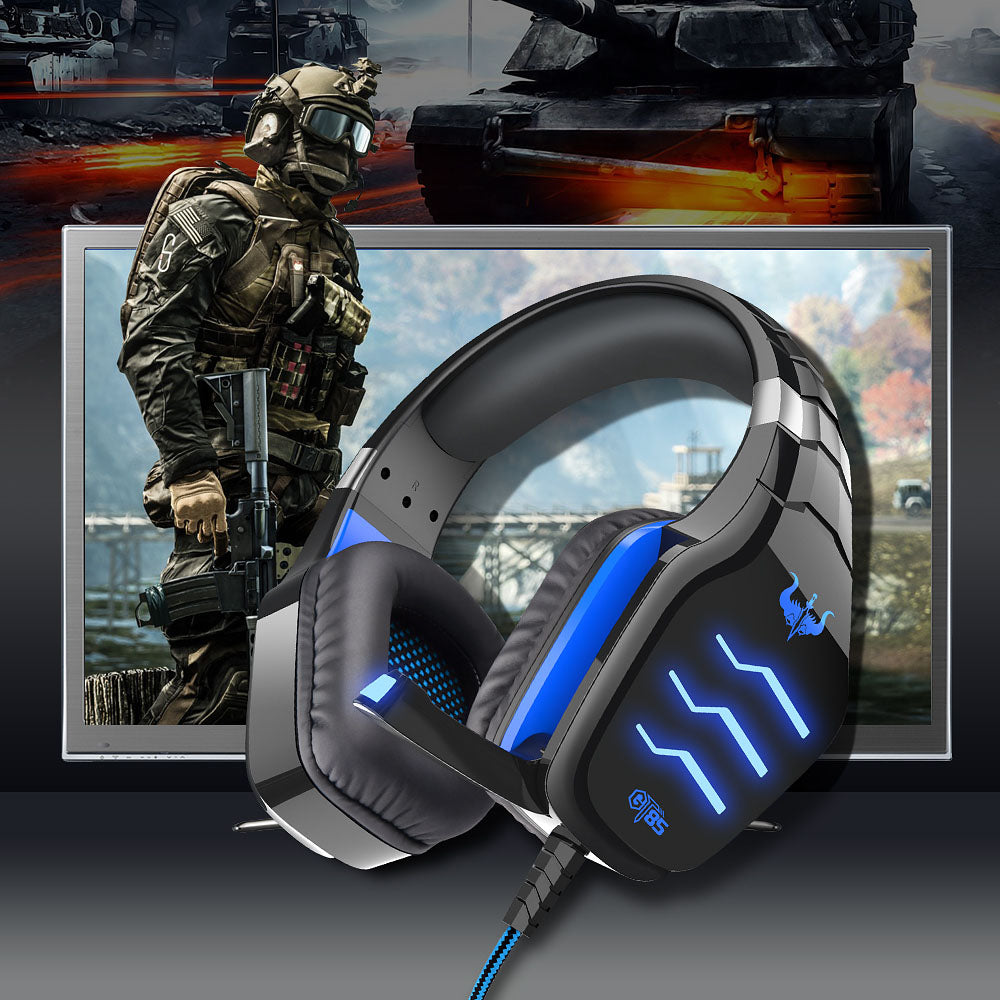 OVLENG GT85 HD Surround Sound E-Sport sluchátka LED osvětlení Herní sluchátka USB+2*3,5mm konektor OVLENG GT85 HD Surround Sound E-Sport sluchátka LED osvětlení Herní sluchátka USB+2*3,5mm konektor